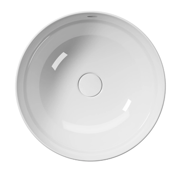 PURA Ø42 - Countertop round washbasin with overflow by GSI ceramica - view 3